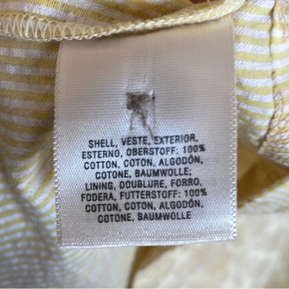 Anthropologie fit and flare yellow printed dress - Picture 4 of 4